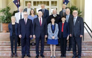 Royal Societies representatives at Government House Canberra