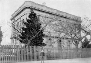 Historical photo of the Royal Society of Victoria building