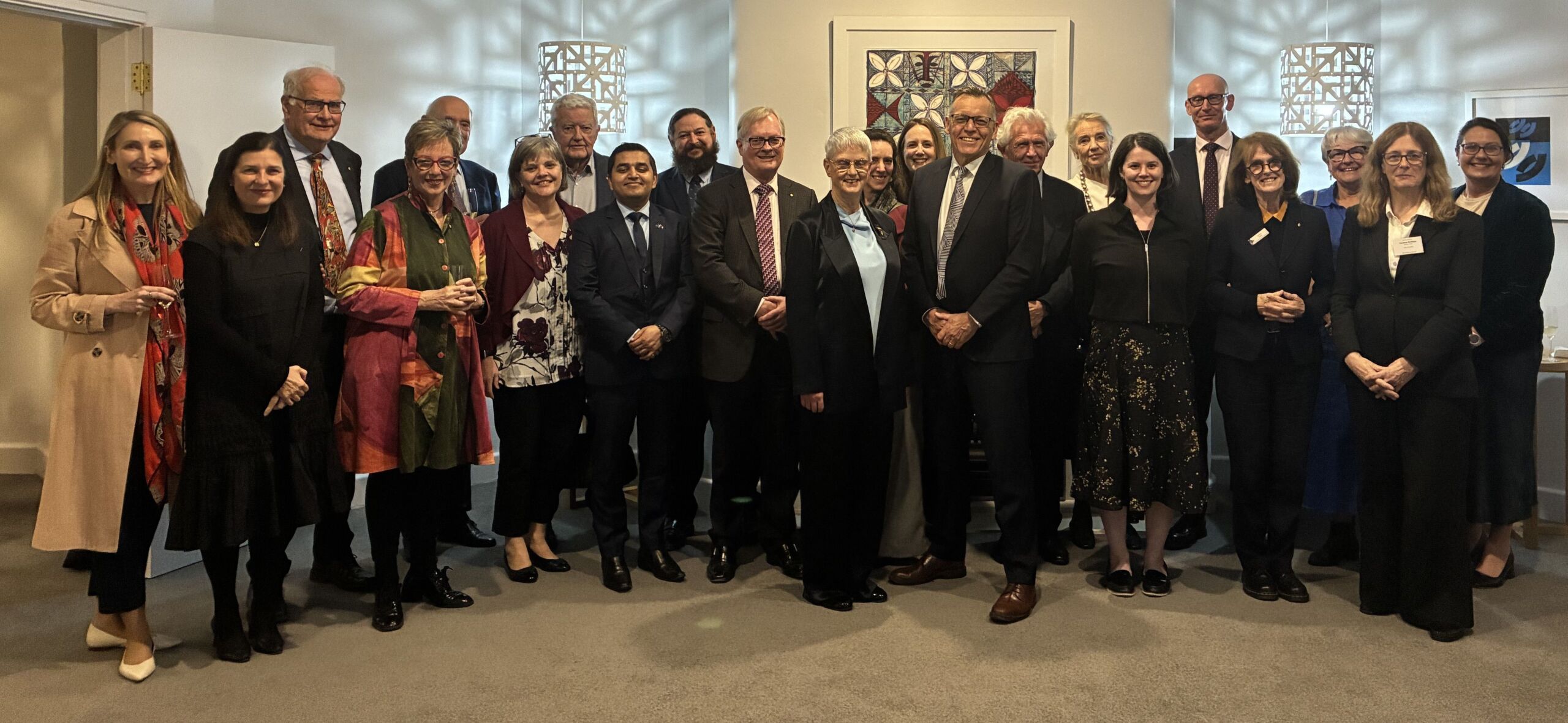 Reception at New Zealand High Commissioner's Residence Canberra